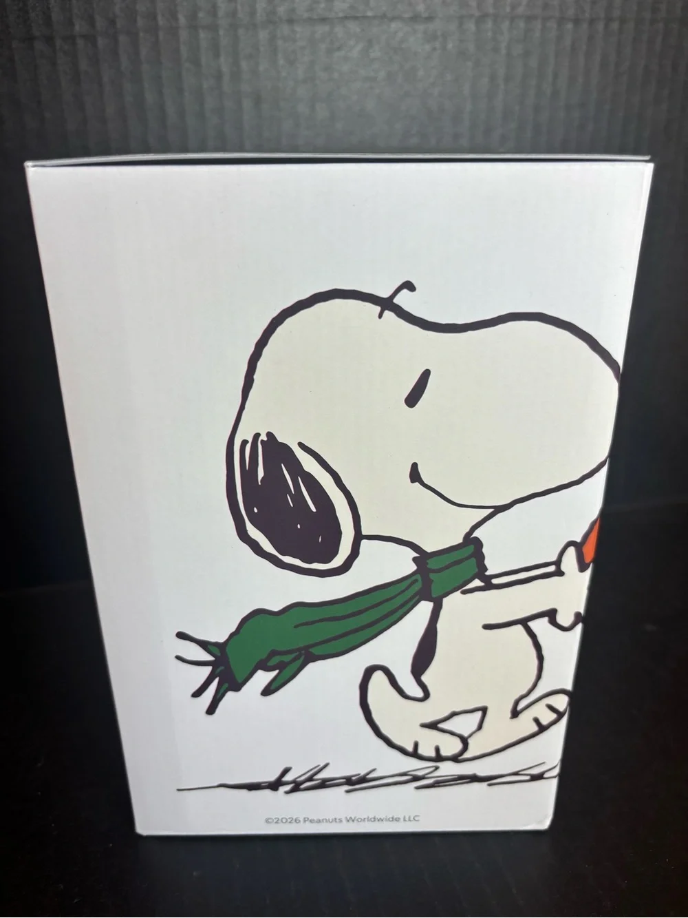 Starbucks White & Black Snoopy Plush - Peanuts Collaboration
